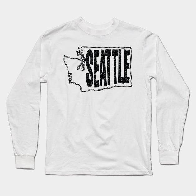 Seattle, Washington Long Sleeve T-Shirt by thefunkysoul